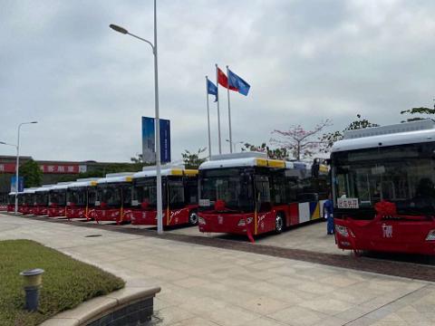 利国娱乐国际老牌w66电气双源无轨电车车载电源DCDC在广州电车公司投运